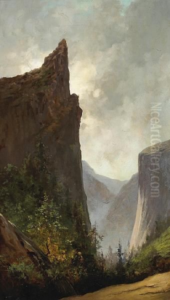 Sentinel Rock And El Capitan, Circa 1880 - view 1