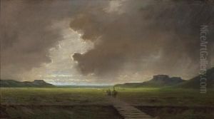 Storm Clouds Over Chicken Rock by Jules Tavernier