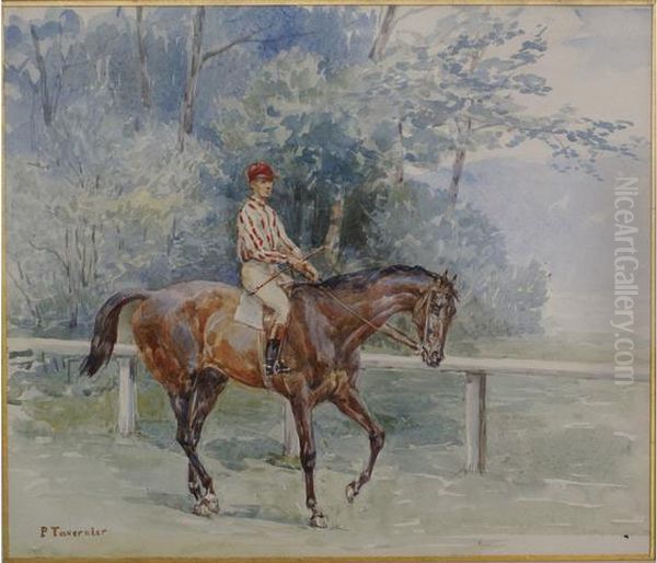 Cheval De Course Et Jockey - view 1
