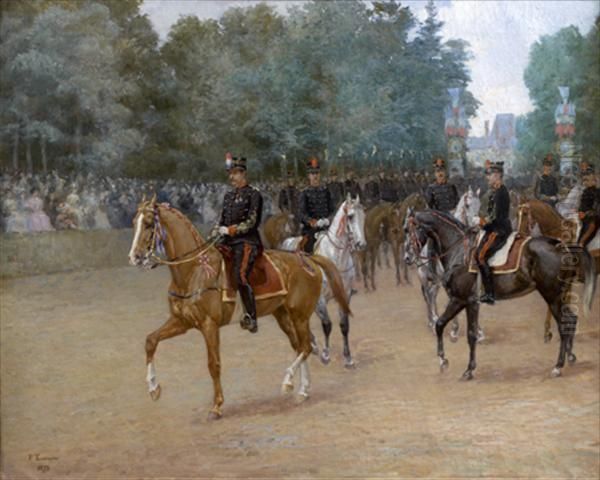 Defile De La Garde Republicaine Aux Tuileries - view 1