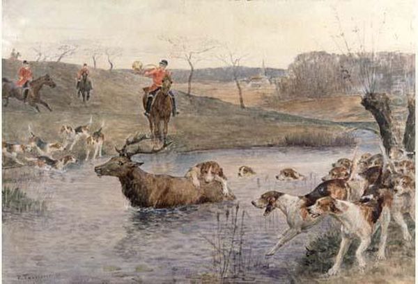 Chasse A Courre
Du Cerf. Bat L'eau - view 1