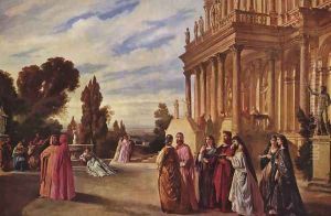 Garten des Ariost by Anselm Friedrich Feuerbach
