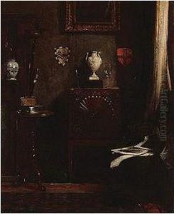 Corner Of My Study by Albert Chevallier Tayler