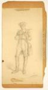 Study Of A Falconer by John Frederick Tayler