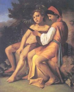 Musizierende Kinder by Anselm Friedrich Feuerbach