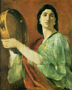 Miriam 1862 by Anselm Friedrich Feuerbach