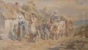 'revellers Taking Refreshment by John Frederick Tayler