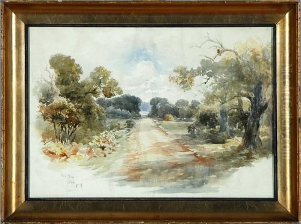 Park Scenery From New Forest by John Frederick Tayler