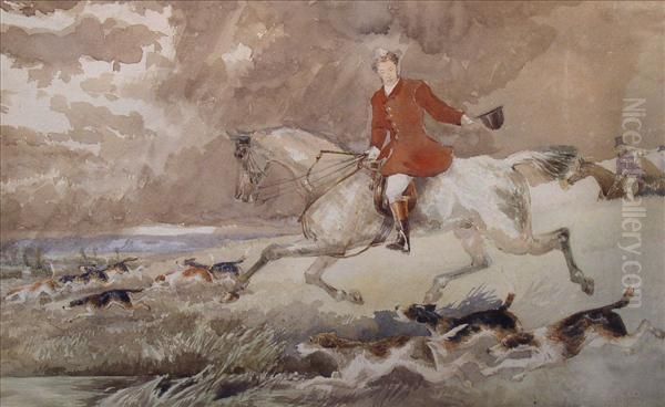Hunting On The Downs - view 1