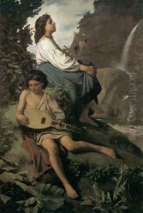 Ricordo da Tivoli 1867 by Anselm Friedrich Feuerbach