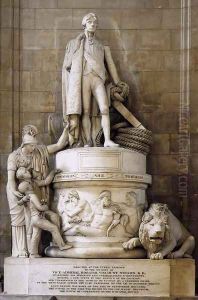 Monument to Vice-Admiral Horatio Nelson by John Flaxman