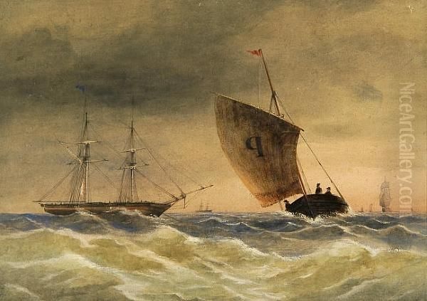 Boats Out At Sea - view 1