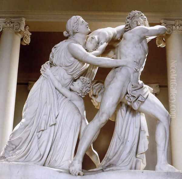 The Fury of Athamas by John Flaxman