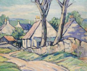 Scottish Cottages by Ernest Archibald Taylor