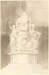 Design for the Monument of Lord Mansfield Westminster Abbey