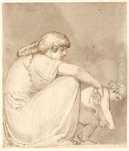 A Mother and Child by John Flaxman