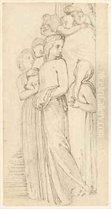 A Group of Women and Children in a Doorway