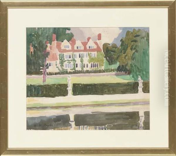Figures In Brunswick Square, London; And The Country House - view 1