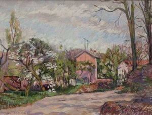 Entree De Village (1941) by Georges Tcherkessof