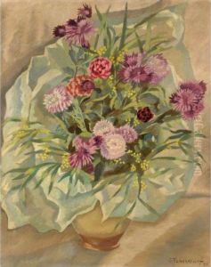 Vase Of Flowers by Georges Tcherkessof