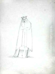 Mrs Siddons as Constance 6 by John Flaxman