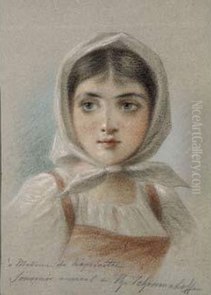 Portrait Of A Peasant Girl - view 1