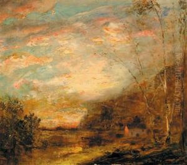 Landscape With River At - view 1