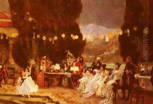 An Evening's Entertainment For Josephine by Francois Flameng