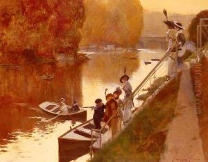 Ile Pointeaux by Francois Flameng