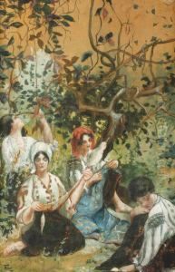 Country Girls With Distaff