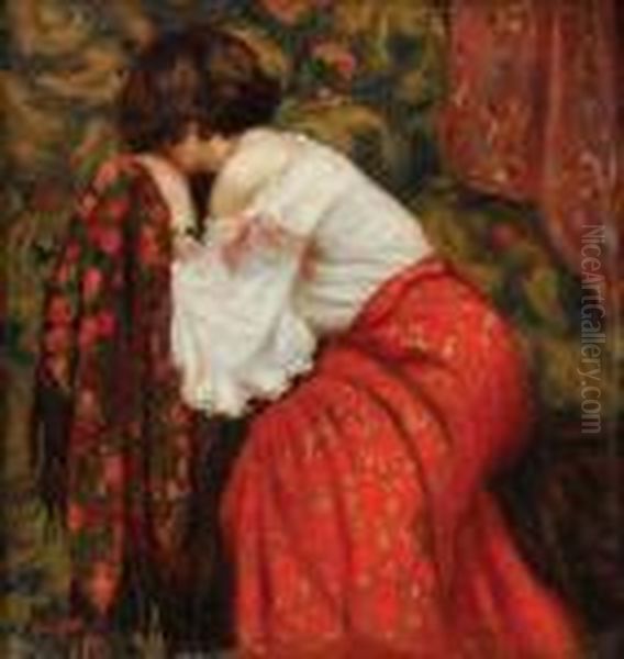 Femme Assise Aux Chales - view 1