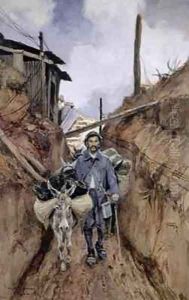 The Donkey Somme by Francois Flameng