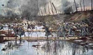 The Battle of the Yser in 1914 by Francois Flameng