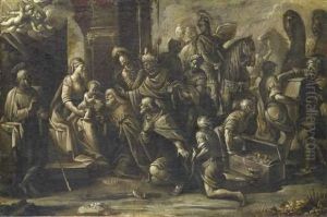 L'adoration Des Mages, Grisaille