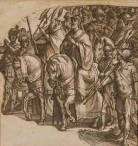 Un Cortege Avec Un Roi Et Un Pape by Antonia Tempesta