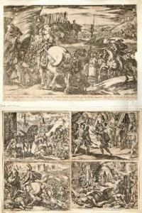 Jacobo Kinig Germano Artis In 
Aes Incidendi Studioso, Atque Promotori Nicolaus Van Aelst Belga Hoc 
Antonii Tempestse Opus Lubens Dedi- Cauit. Romse. 1601" by Antonia Tempesta