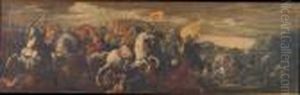 San Ildefonso Contro I Turchi by Antonia Tempesta