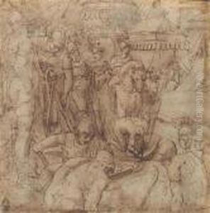 Roman Warriors Building Encampment