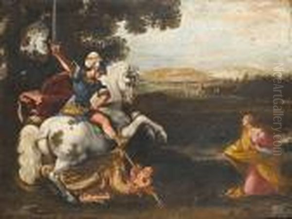 Saint George Slaying The Dragon - view 1