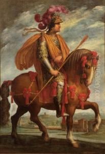 Ritratto Dell""imperatore Galba A Cavallo