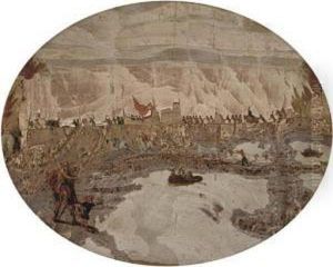 Aeneas Rescuing Anchises From The Sack Of Troy by Antonia Tempesta