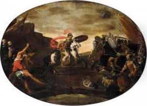 Horatius Cocles Defending The Bridge Over The Tiber