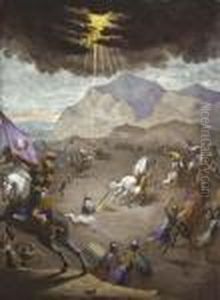 The Conversion Of The Emperor Constantine by Antonia Tempesta
