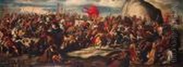 The Death Of Camillus Sextus In The Battle Of The Greeks Andromans - view 1