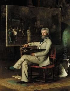 Mihaly Munkacsy Painting Christ Before Pilate