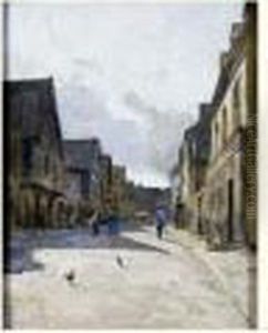 Rue De Village Animee