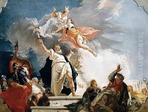 The Sacrifice of Iphigenia c. 1749 - view 1