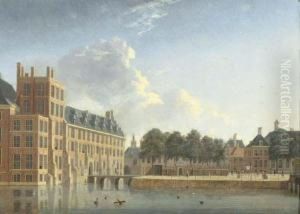 The Buitenhof, The Hague, Seen From The Lange Vijverberg