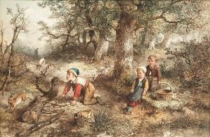 Children Playing In The Wood Children Playing In The Wood