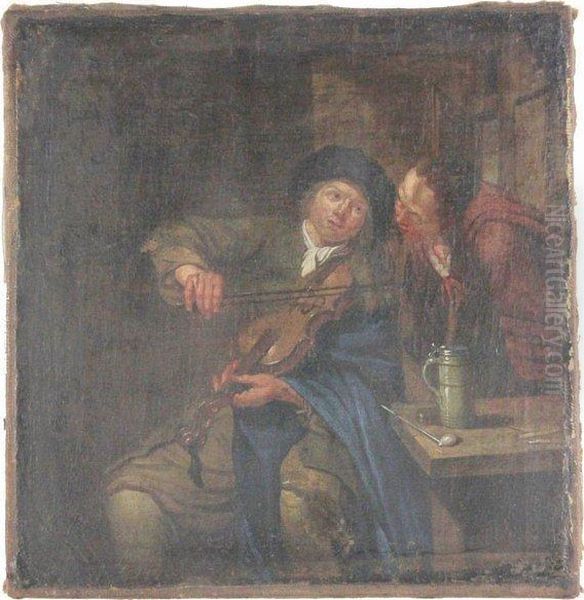 Musician In A Tavern Interior - view 1